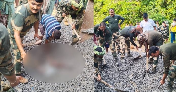4 Labourers Die After Stone Chips Truck Overturns Near Tripura International Border