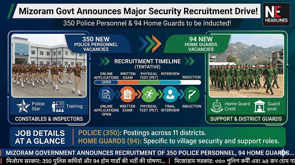 Mizoram Police Recruitment 2026