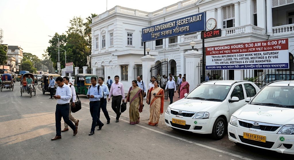 Tripura Implements 5 Day Work Week