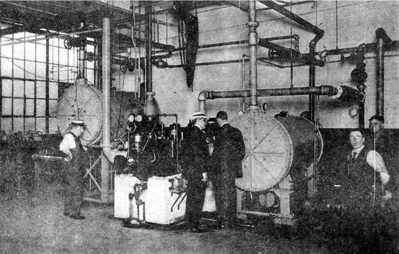 Willis Carrier (center) At The Magna Mine A C System, July 17, 1902. The Centrifugal Compressor He Pioneered Made Large Scale Air Conditioning Feasible For The First Time.