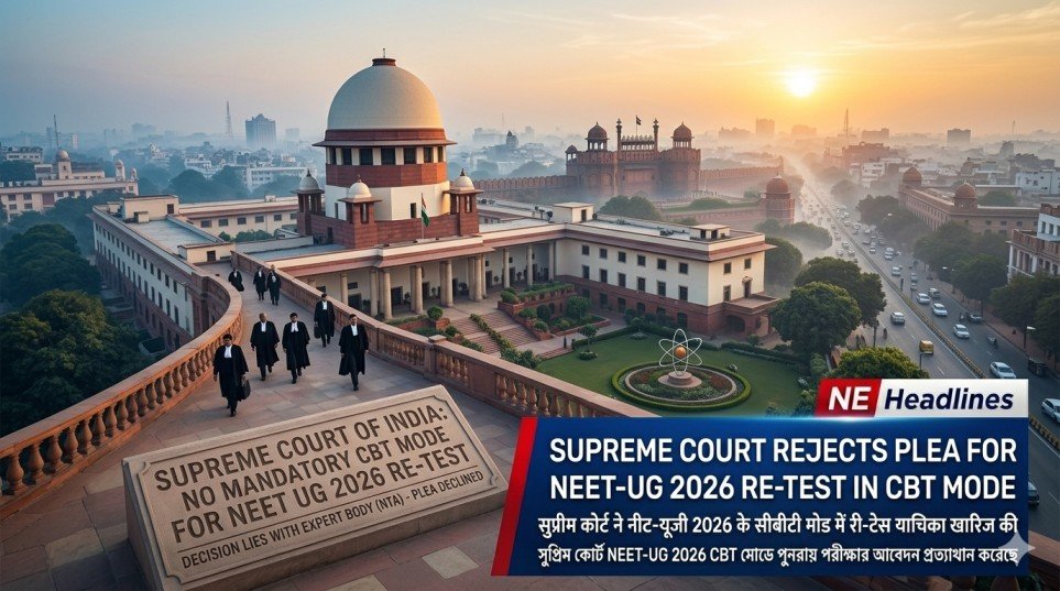 Supreme Court Declines Plea For Cbt Mode In Neet Ug 2026 Re Test